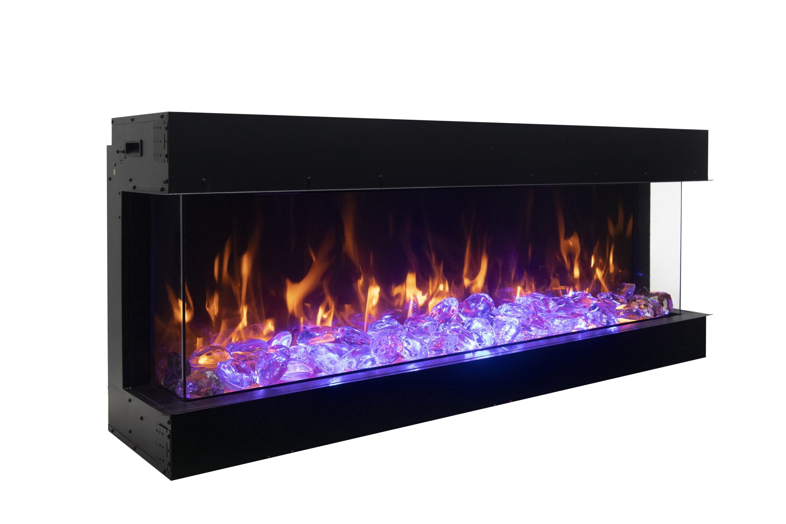 Amantii TRU VIEW XL Deep Smart Built-In Electric Fireplace – 3-Sided Glass Design