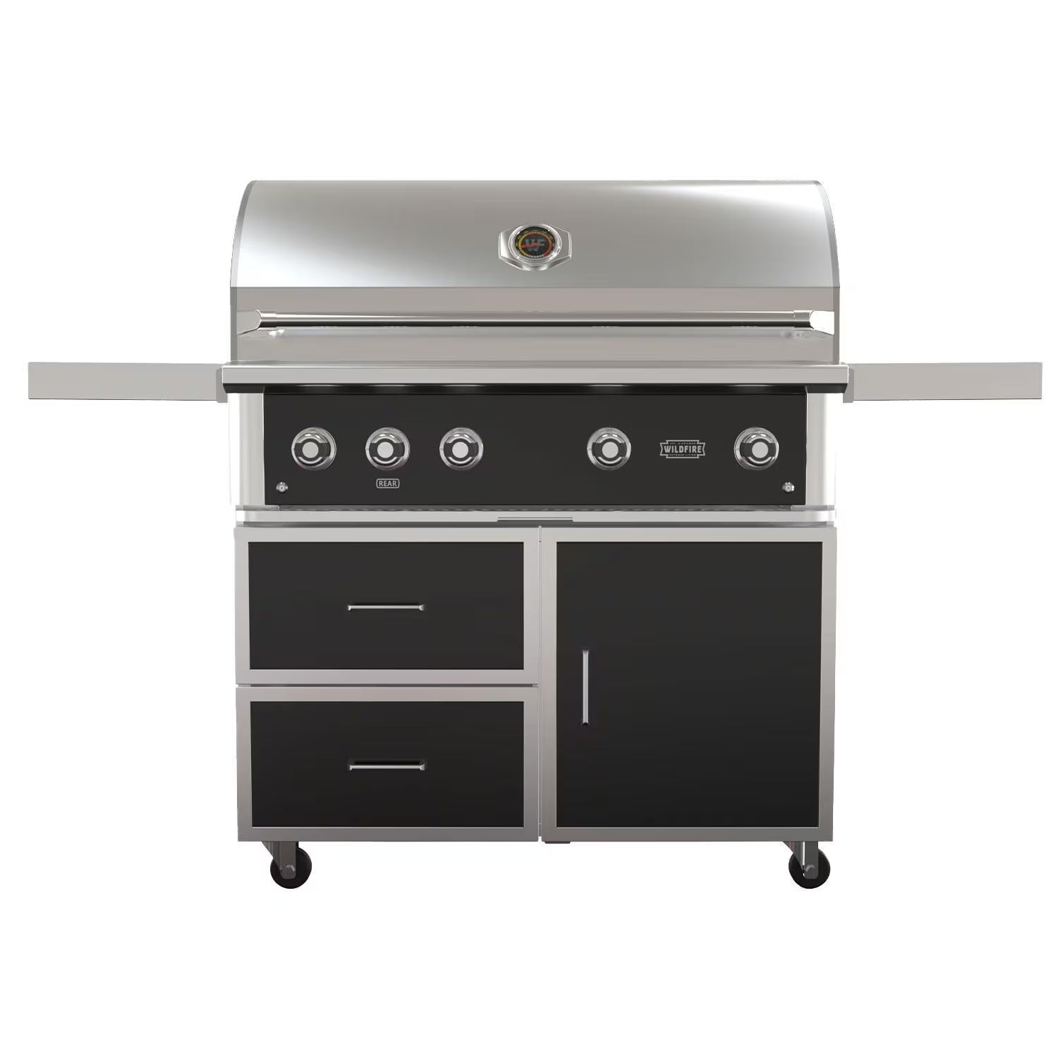 Wildfire Ranch Pro 42-Inch 4-Burner Propane Gas Grill – Black 304 Stainless Steel
