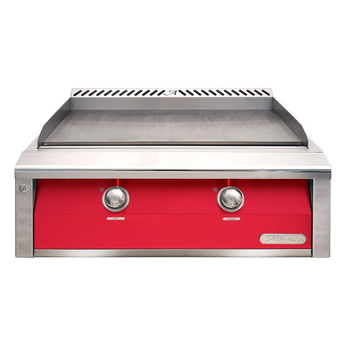 Alfresco 30-Inch Built-In Propane Griddle in Ultramarine Blue - AXE-30GT-LP-S5002