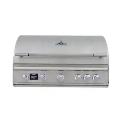 Blaze LTE PRO 40-Inch 5-Burner Built-In Natural Gas Grill with Digital Temperature Display & Rotisserie – BLZ-5LTEPRO-NG