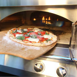 Alfresco 30-Inch Freestanding Countertop Natural Gas Outdoor Pizza Oven Plus – Light Green (AXE-PZA-NG-S6027)
