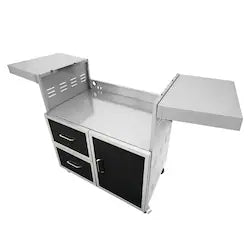 Wildfire Ranch Pro 42-Inch 4-Burner Propane Gas Grill – Black 304 Stainless Steel