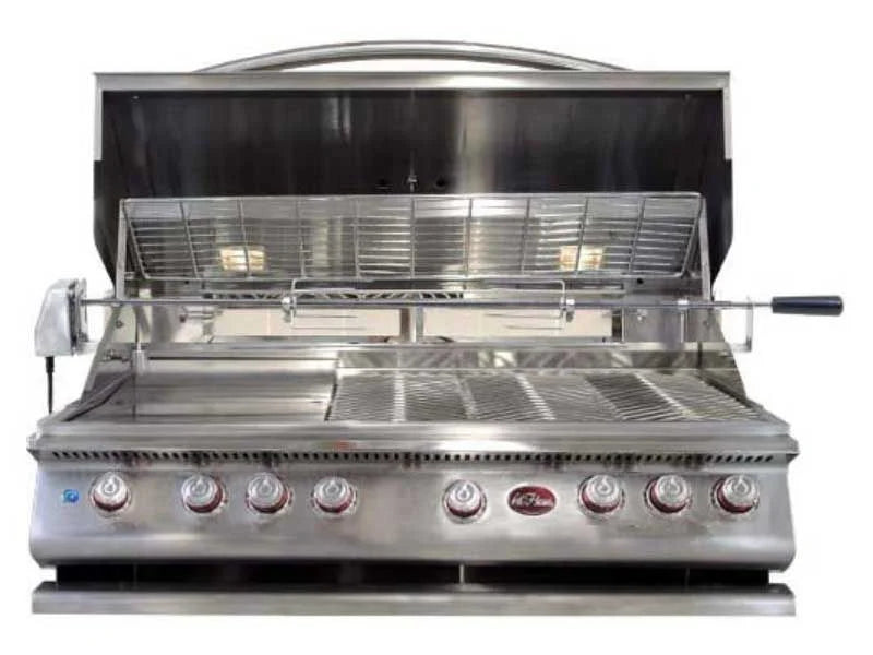 Cal Flame P Series 48-Inch 6-Burner Built-In Gas Grill With Rotisserie & Back Burner