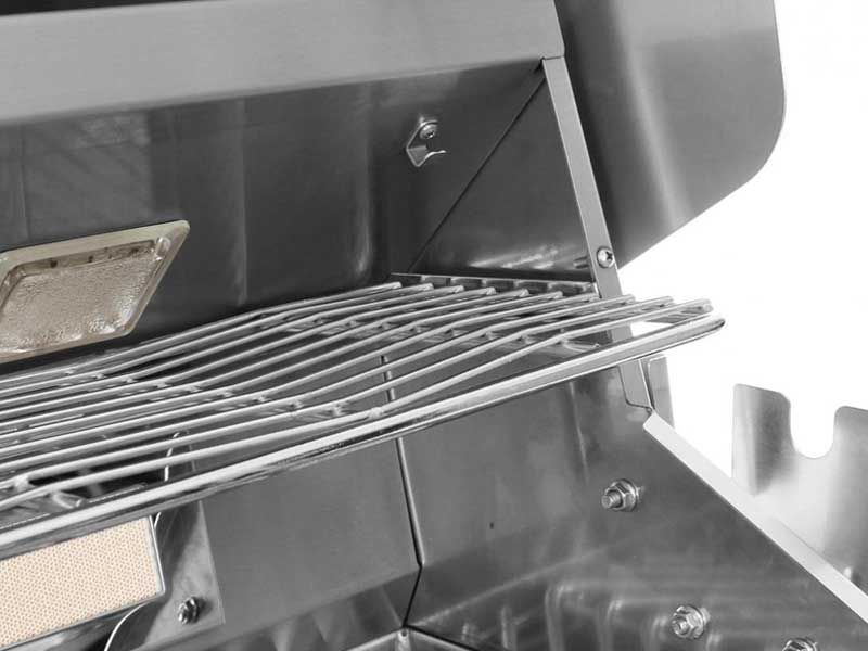 Cal Flame P Series 48-Inch 6-Burner Built-In Gas Grill With Rotisserie & Back Burner