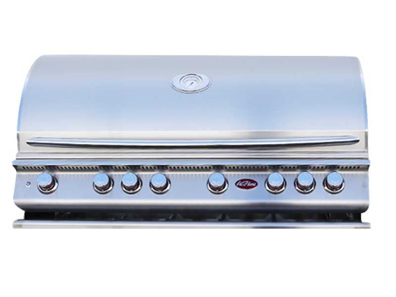 Cal Flame P Series 48-Inch 6-Burner Built-In Gas Grill With Rotisserie & Back Burner