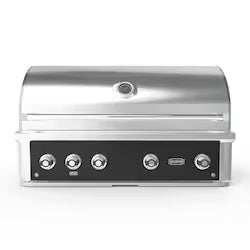 Wildfire Ranch Pro 42-Inch 4-Burner Propane Gas Grill – Black 304 Stainless Steel