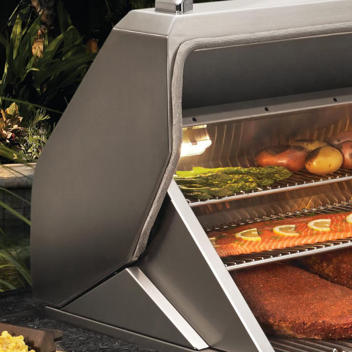 Twin Eagles Wi-Fi Controlled 36-Inch Built-In Stainless Steel Pellet Grill & Smoker- TEPG36G