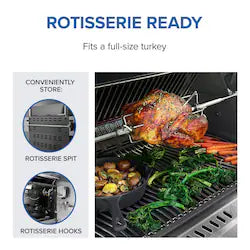 Napoleon Prestige PRO 500 4-Burner Propane Grill with Smart Technology – PRO500VXRSIBPSS