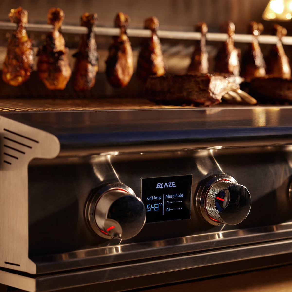 Blaze LTE PRO 32-Inch 4-Burner Natural Gas Grill with Digital Temperature Display & Rotisserie