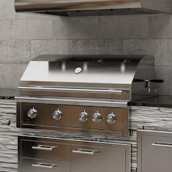 XO Pro-Grade 42-Inch 4 Burner Built-In Natural Gas Grill with Rotisserie Burner – XOGRILL42N