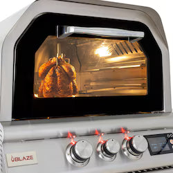 Blaze 26-Inch Built-In Propane Outdoor Oven with Rotisserie – BLZ-26-PZOVN-LP