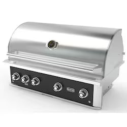 Wildfire Ranch Pro 42-Inch 4-Burner Propane Gas Grill – Black 304 Stainless Steel
