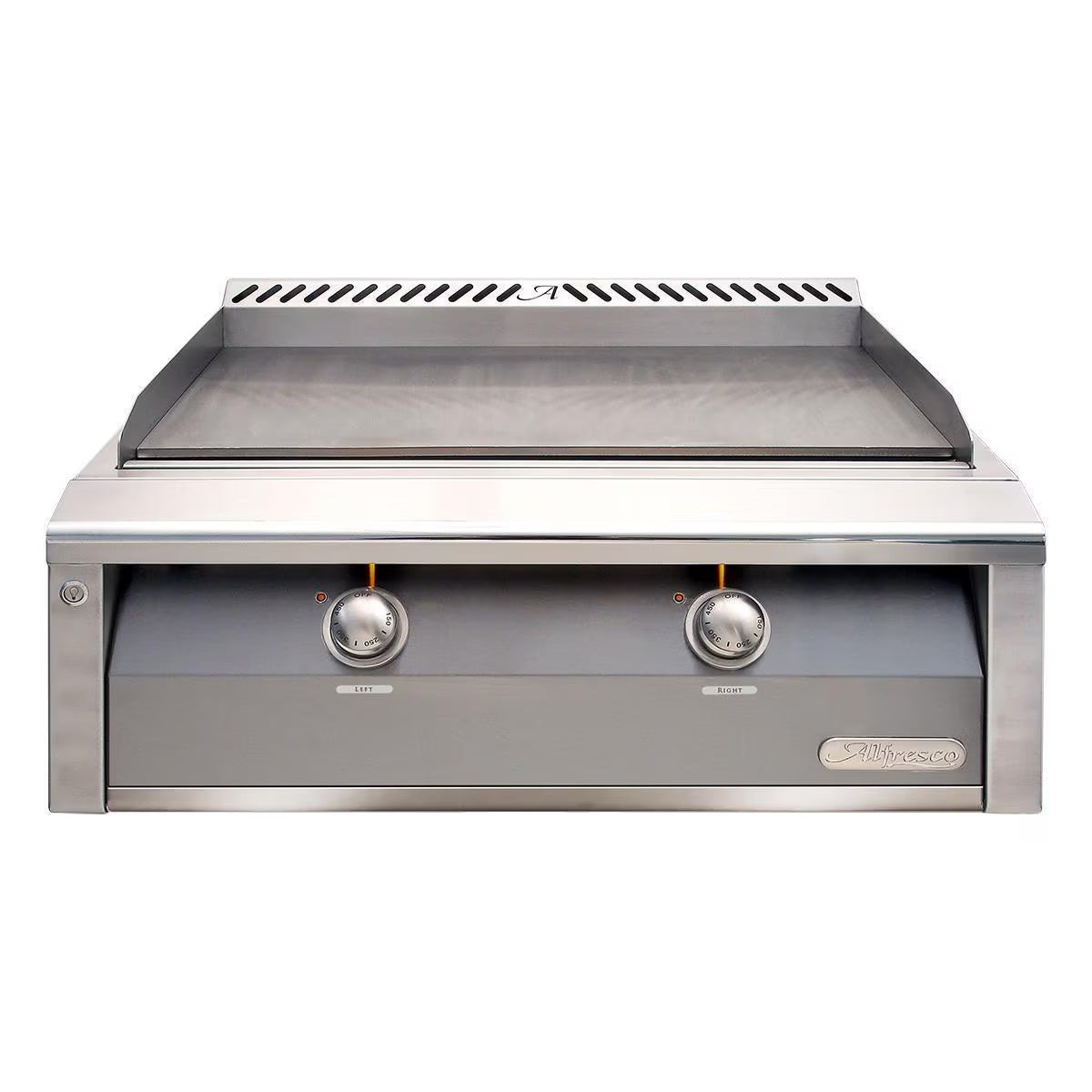 Alfresco 30-Inch Built-In Propane Griddle in Ultramarine Blue - AXE-30GT-LP-S5002