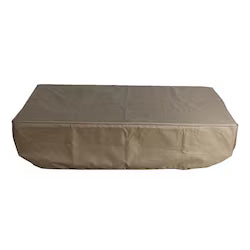 Elementi Metropolis 56-Inch Rectangular Concrete Natural Gas Fire Pit Table – Gray