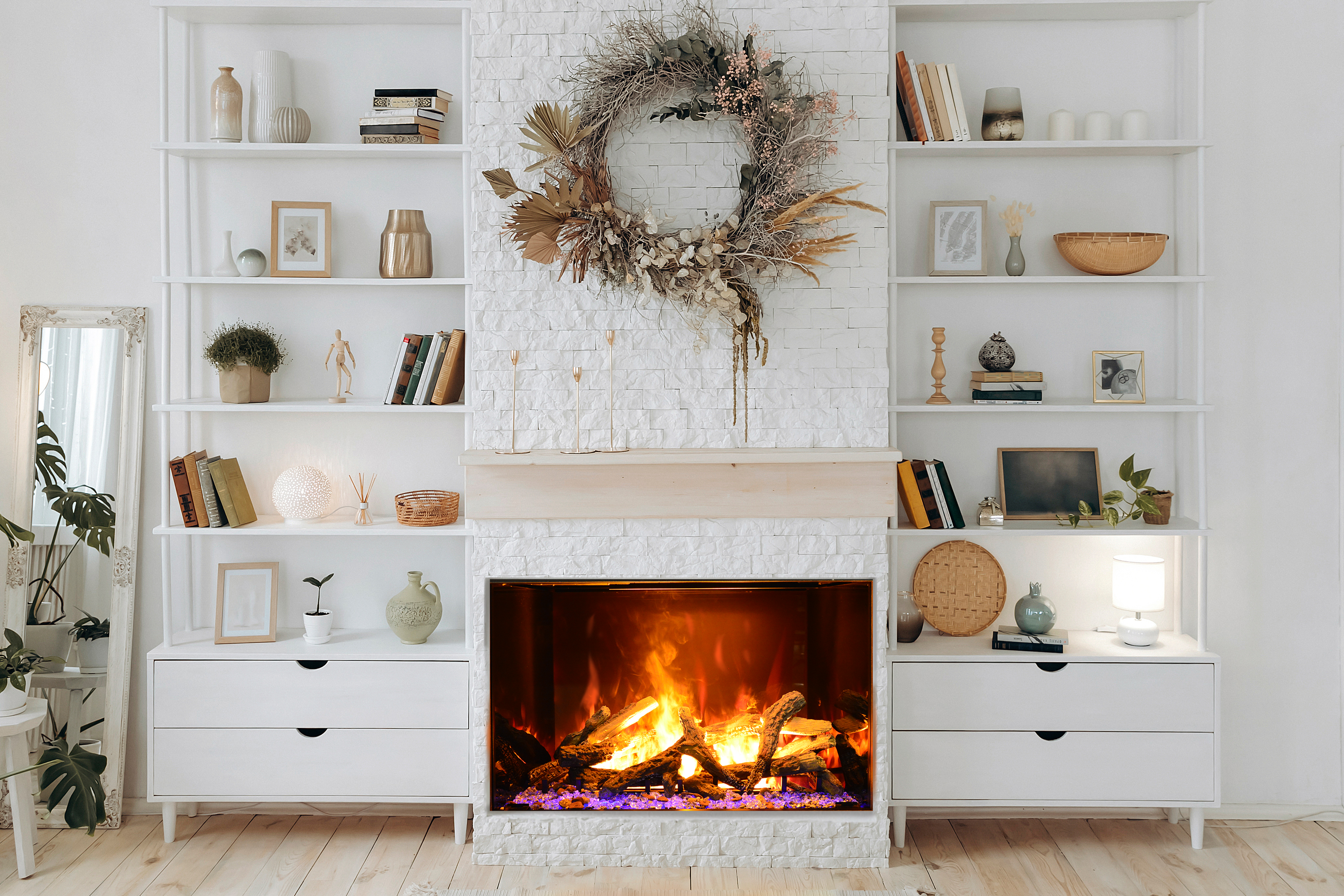 Amantii Signature Electric Fireplace Series Featuring the Optimyst® by Dimplex