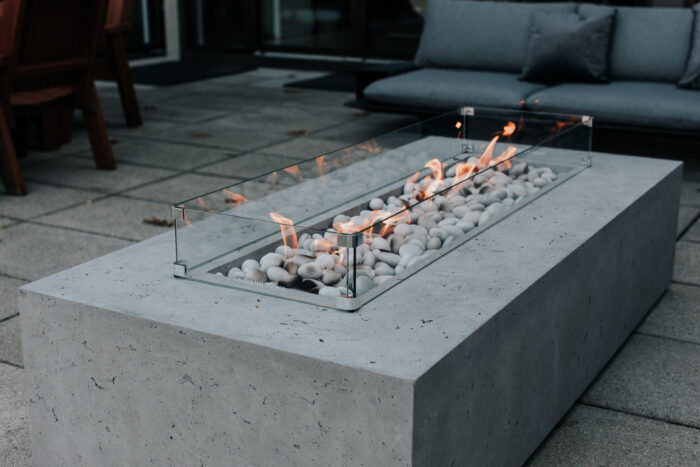 HPC FIRE  Sonoma Lightweight Concrete Fire Pits by Dekko